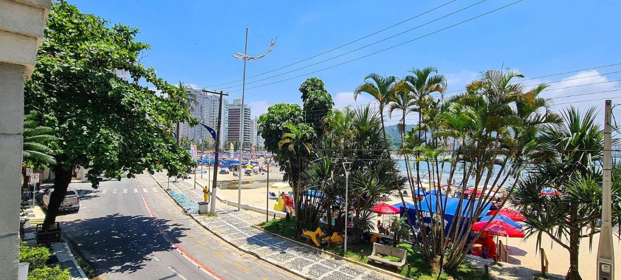 Apto Com Garagem E Lavanderia Em Frente A Praia Guarujá Eksteriør billede