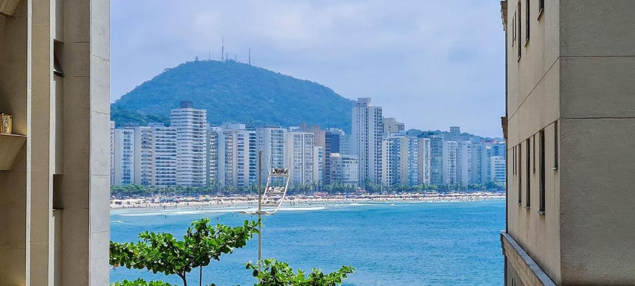 Apto Com Garagem E Lavanderia Em Frente A Praia Guarujá Eksteriør billede