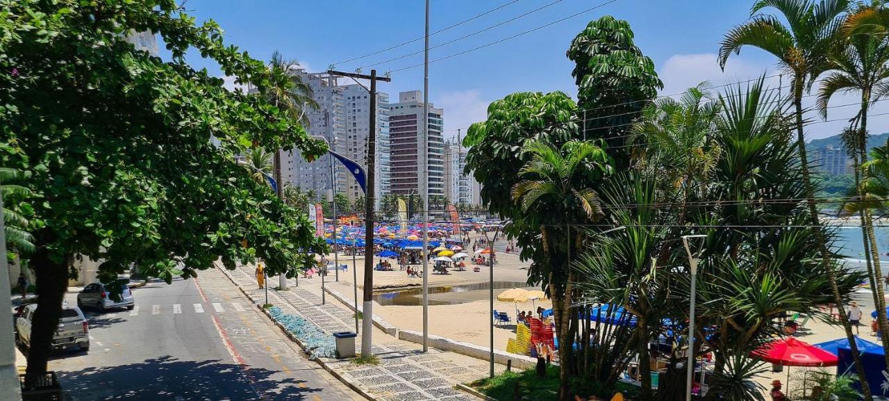 Apto Com Garagem E Lavanderia Em Frente A Praia Guarujá Eksteriør billede