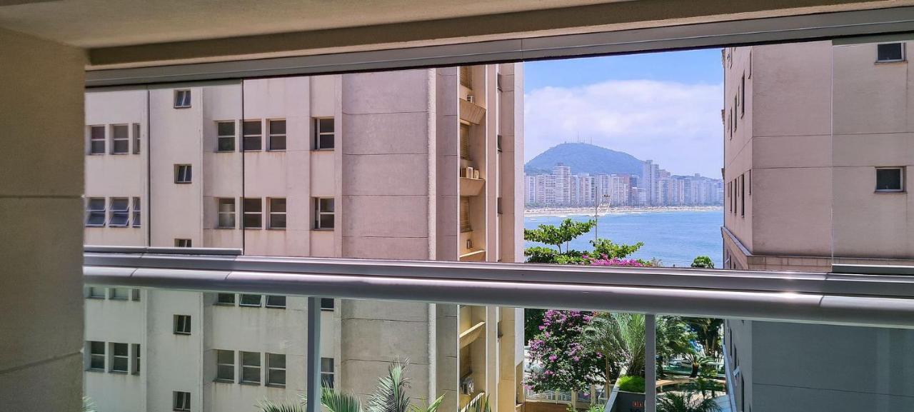 Apto Com Garagem E Lavanderia Em Frente A Praia Guarujá Eksteriør billede